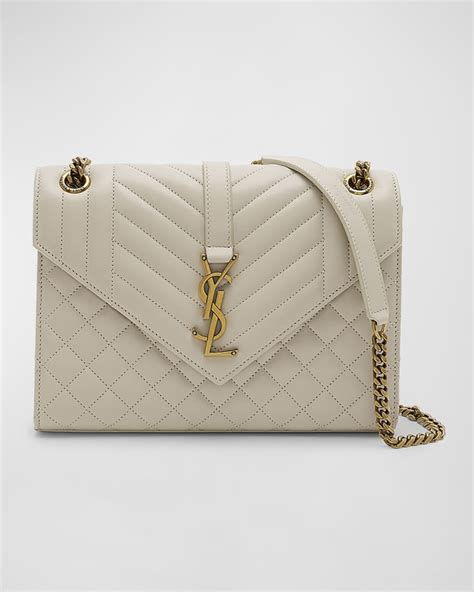 Saint LaurentEnvelope Triquilt Medium YSL Shoulder Bag in 